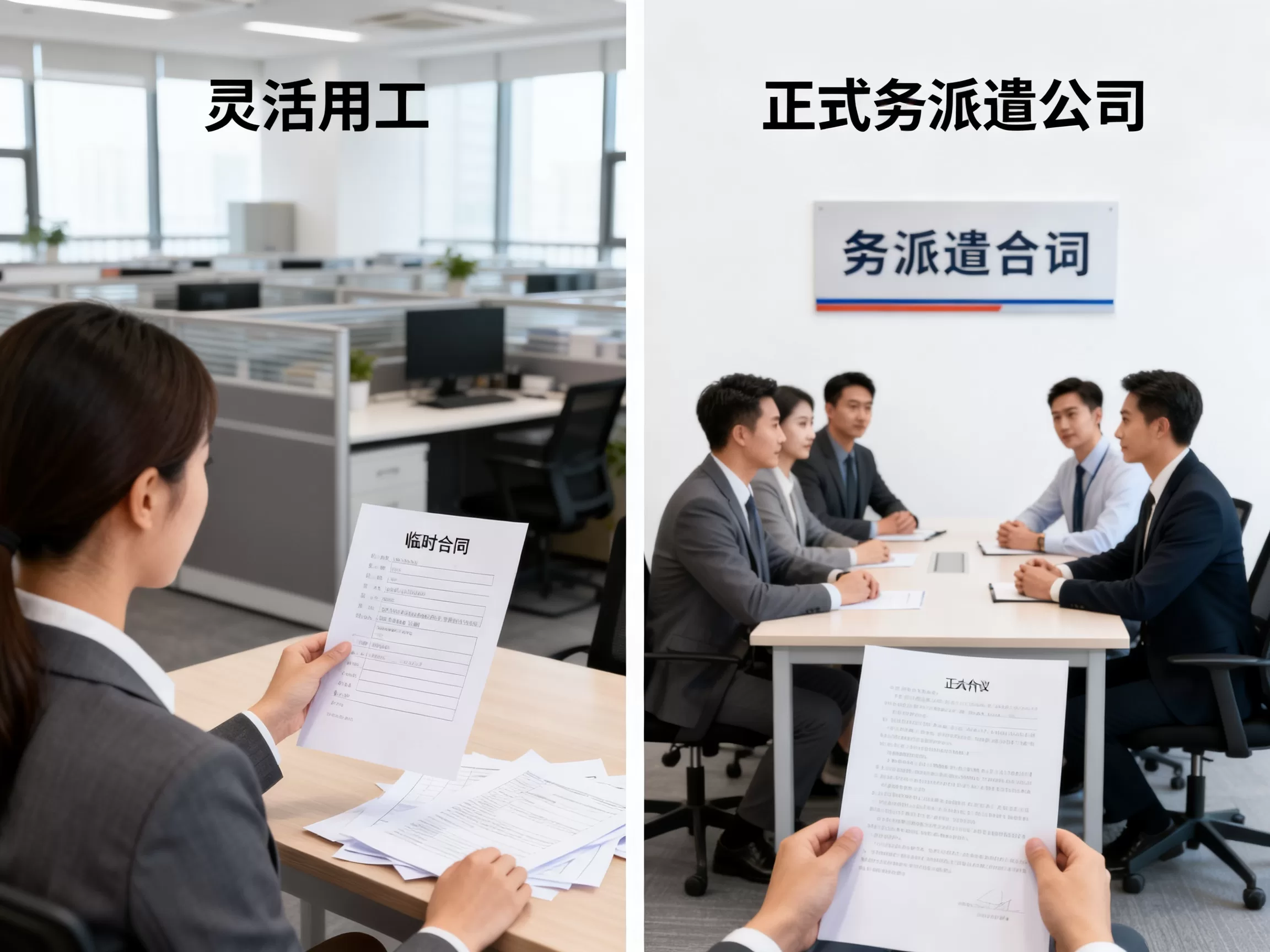 辽宁企业灵活用工和劳务派遣风险有何区别,哪个更划算?